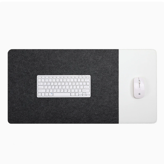 Felt Leather Desk Pad