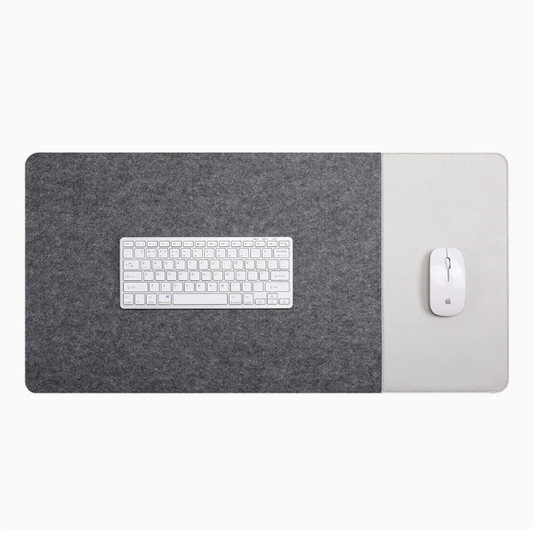 Felt Leather Desk Pad