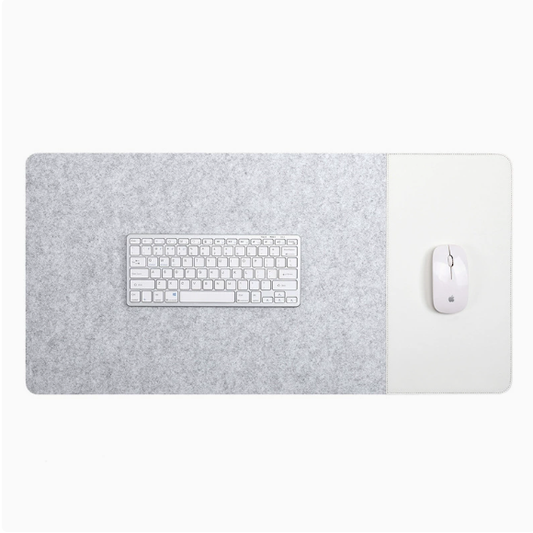 Felt Leather Desk Pad