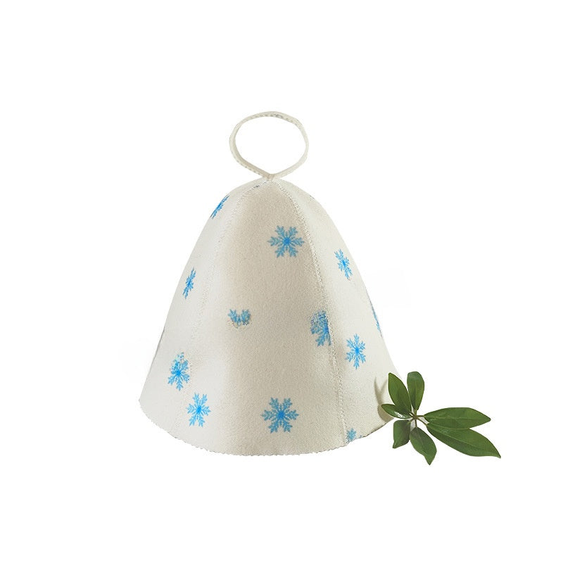 Felt Sauna Bath Cap