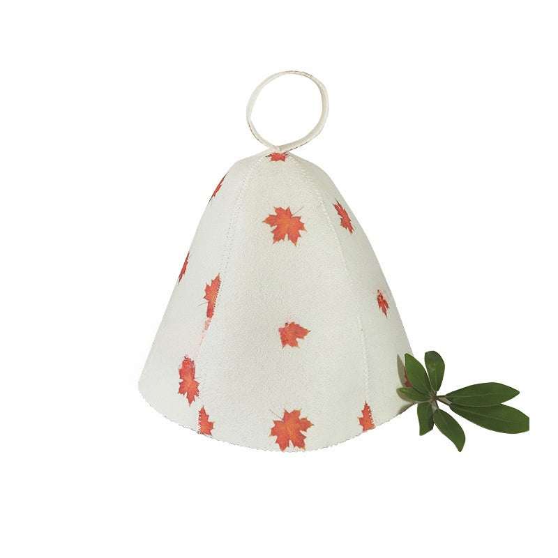 Felt Sauna Bath Cap