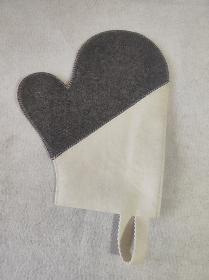 Felt sauna cap