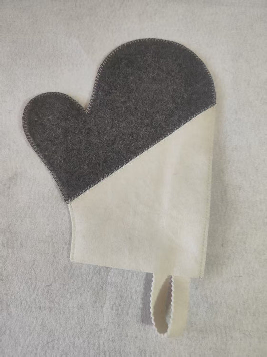 Felt sauna cap