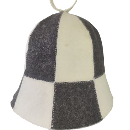 Felt sauna cap