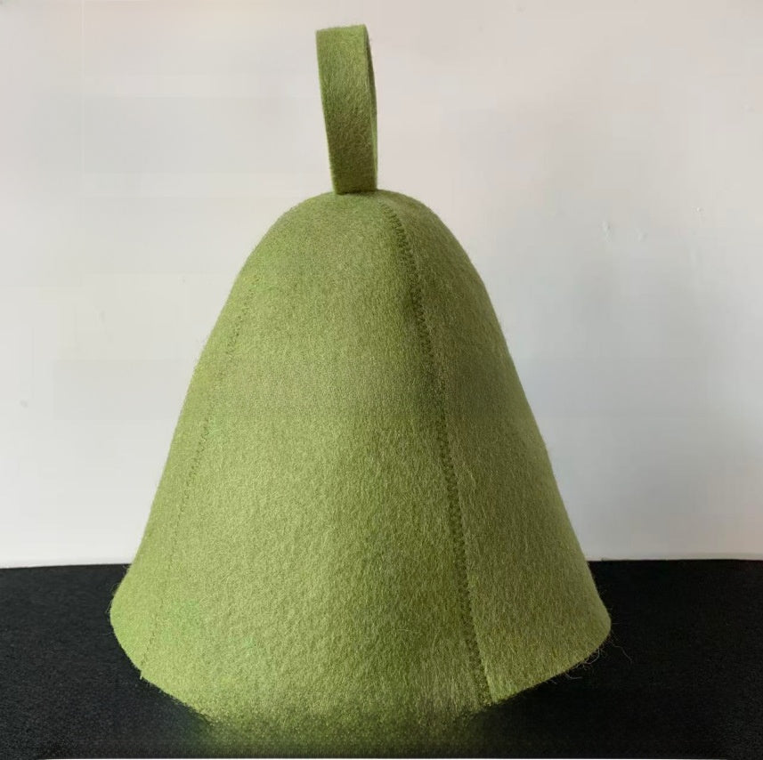Felt sauna hat