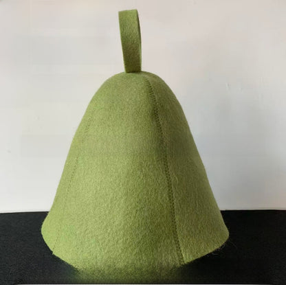 Felt sauna hat