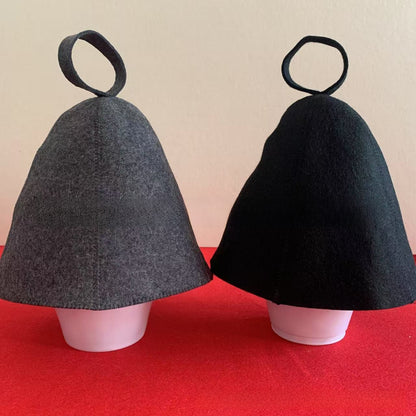 Felt sauna hat
