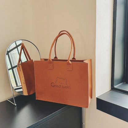 Felt Tote Bag with Logo Printing