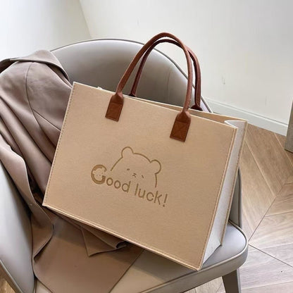 Felt Tote Bag with Logo Printing