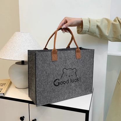Felt Tote Bag with Logo Printing