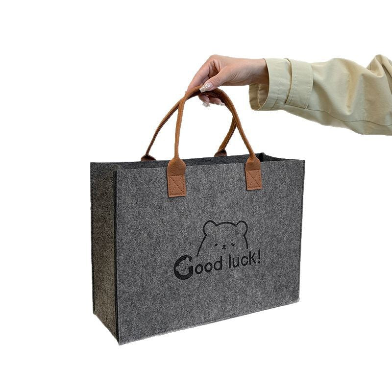 Felt Tote Bag with Logo Printing