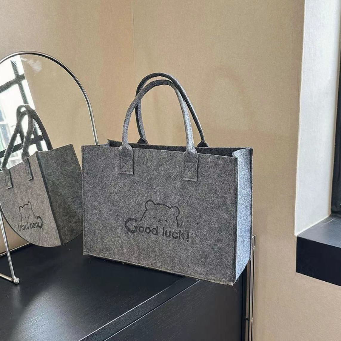 Felt Tote Bag with Logo Printing