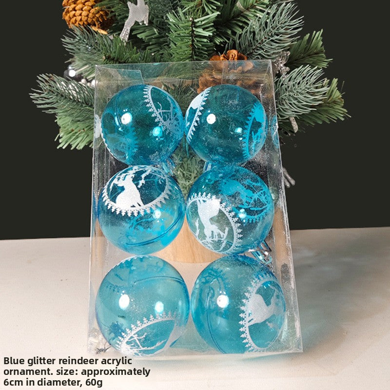 Festive Christmas Tree Decoration Balls