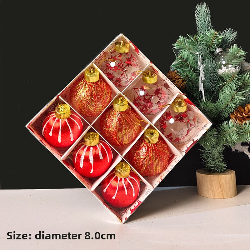 Festive Christmas Tree Decoration Balls