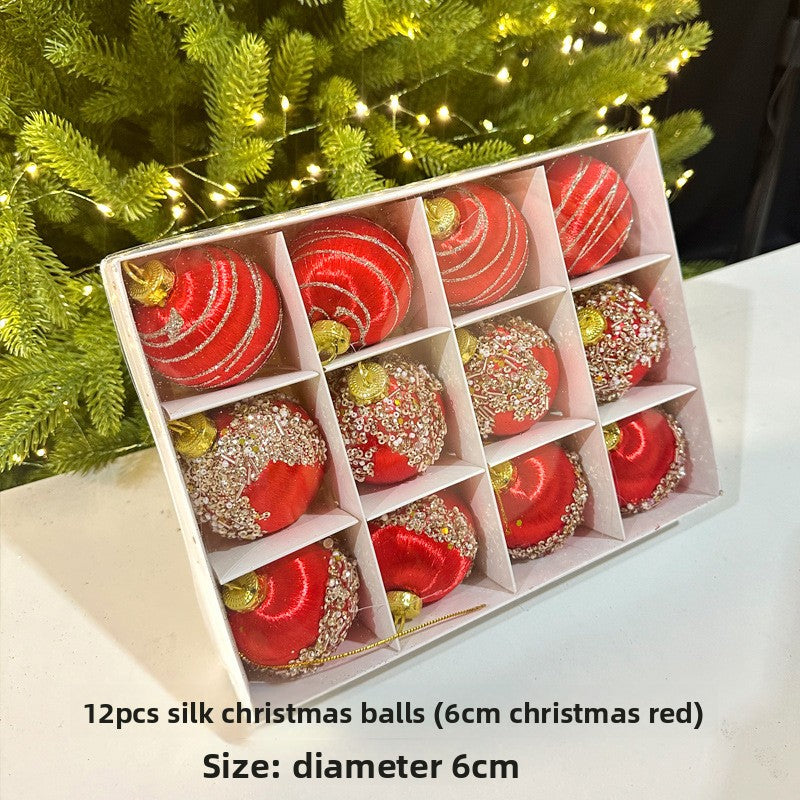 Festive Christmas Tree Decoration Balls