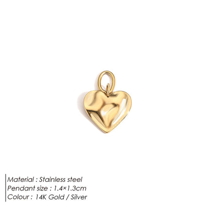 Stainless Steel Necklace Ring Earrings Set with Diamonds