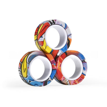 Magnetic Rotating Fidget Bracelet Toy for Kids Stress Relief