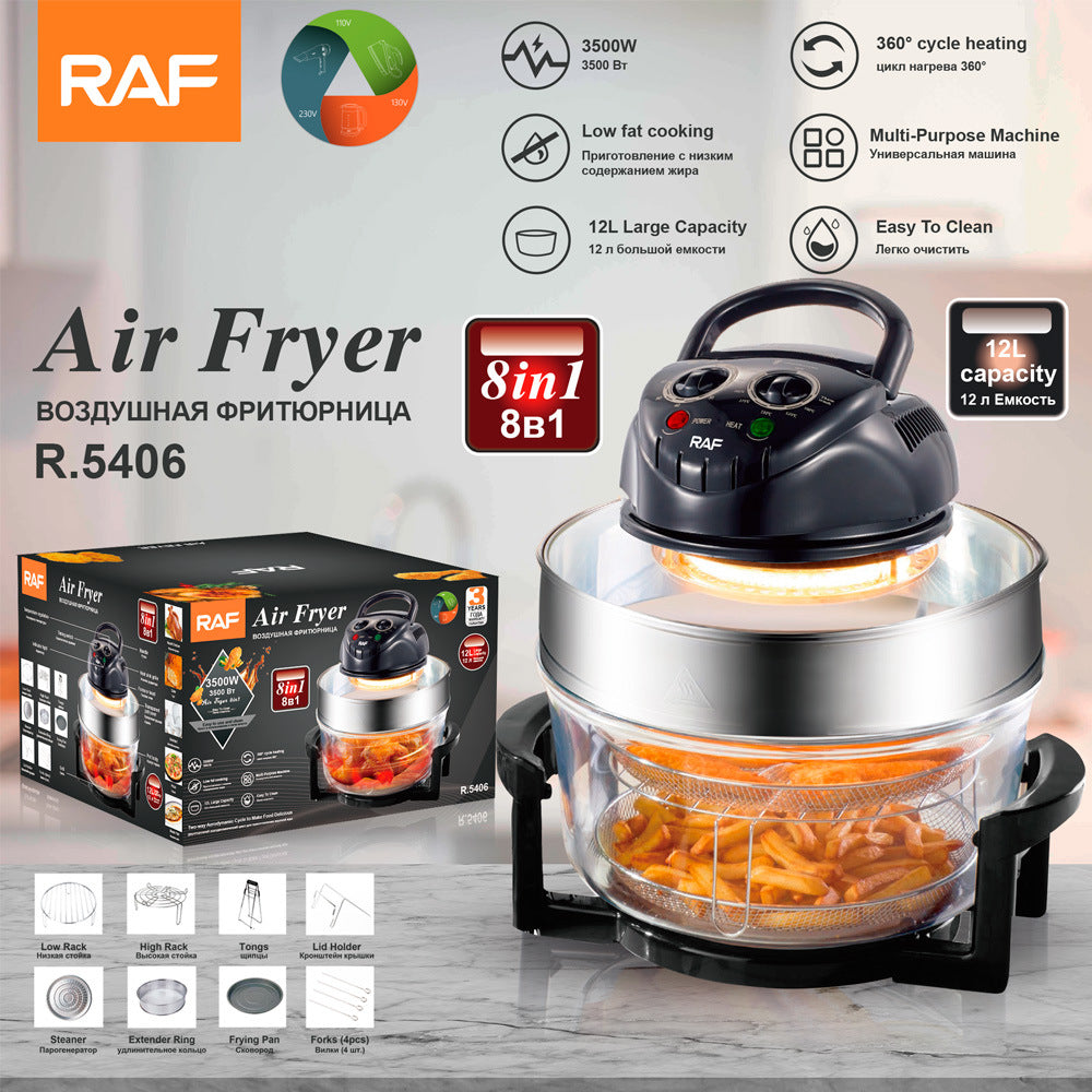RAF European Standard Air Fryer 12L Multifunctional Household