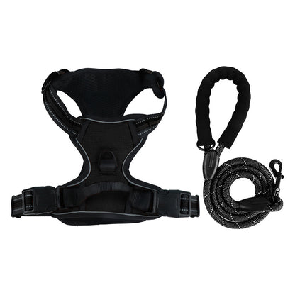 Reflective Dog Harness and Leash for Dogs Daily Walking Use