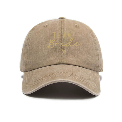Buy Retro Distressed Baseball Cap – Letter Print Casual Sun Hat