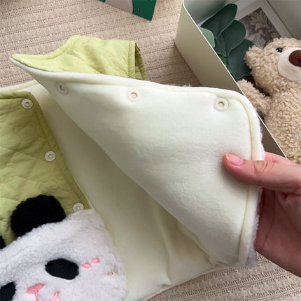 Children’s Cartoon Fleece Vest Windproof Thick Winter Jacket