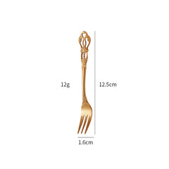 Rose gold little fork
