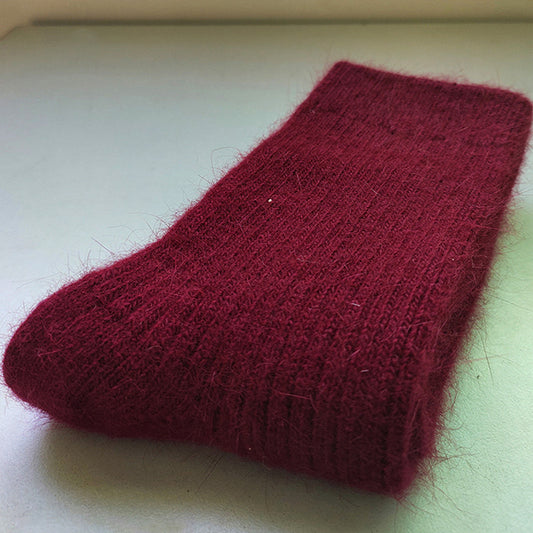 Rabbit Wool Blend Fleece Lined Winter Socks Warm Daily Wear