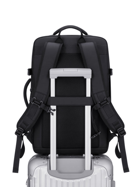 Square Shaped Travel Backpack for Men Double Shoulder Bag