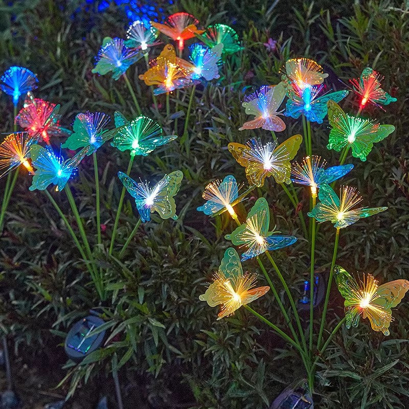 Fiber optic butterfly light