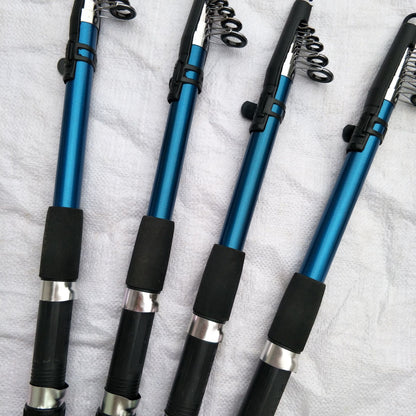 Fiberglass Fishing Rod Set with Reel