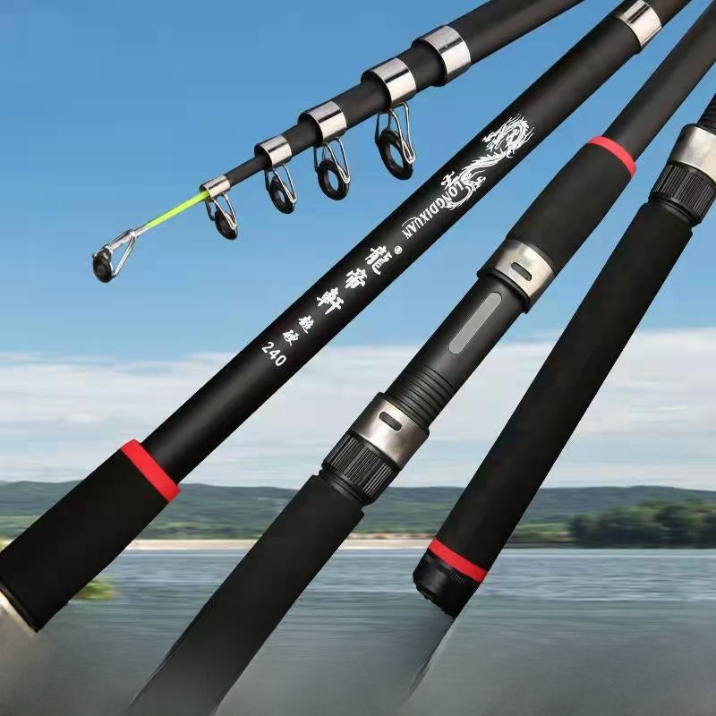 Fiberglass Fishing Rod Set with Reel