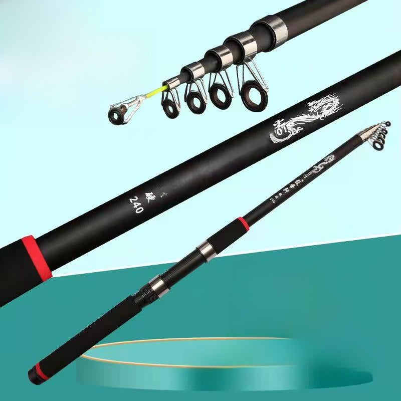 Fiberglass Fishing Rod Set with Reel
