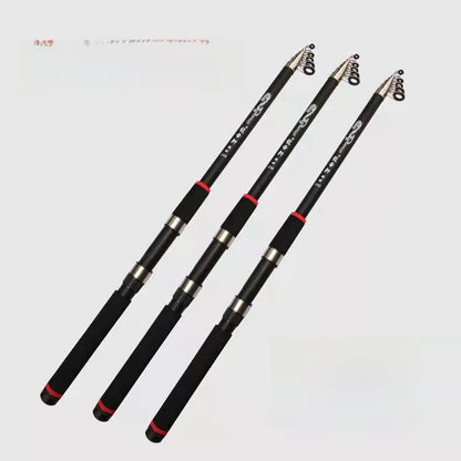 Fiberglass Fishing Rod Set with Reel