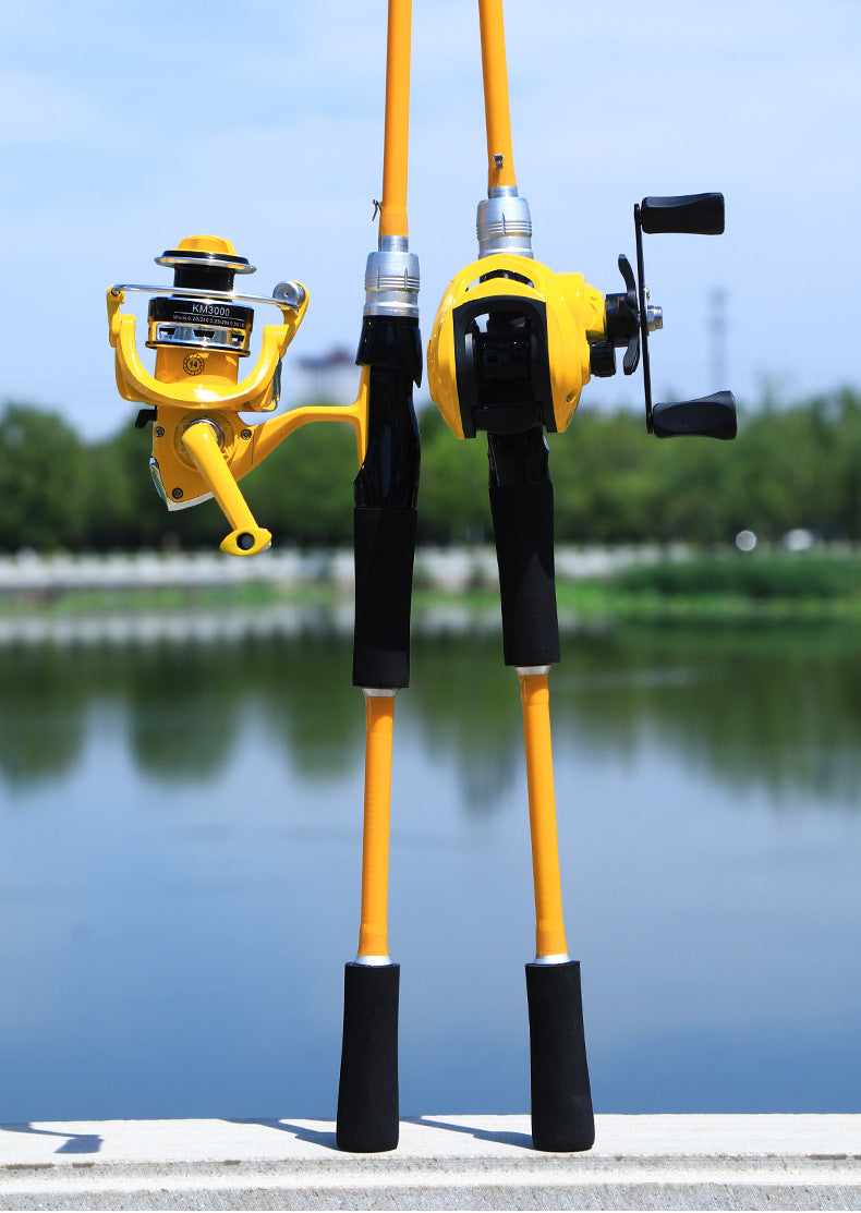 Fiberglass Fishing Rod with Hollow Plug Design