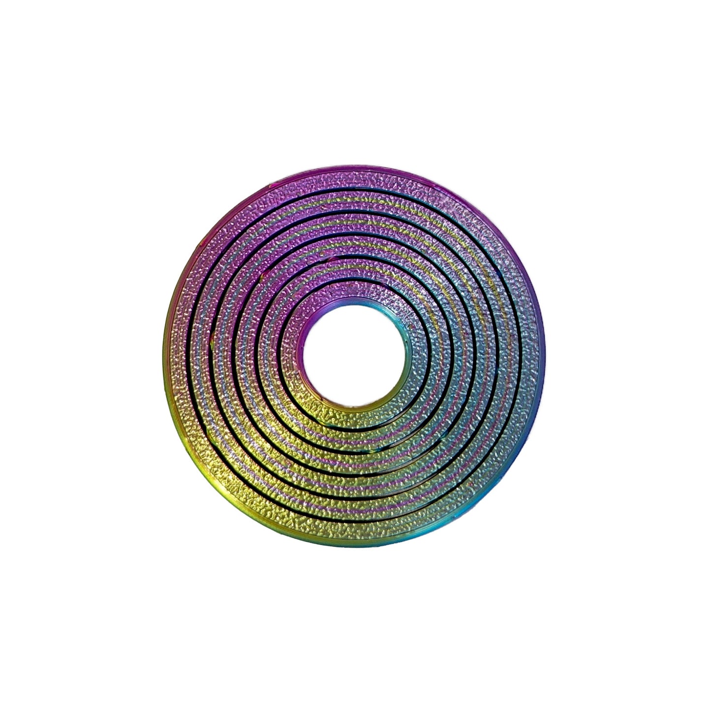 Fidget Spinner Perpetual Motion Instrument Colorfulful Rotating Decompression Ring