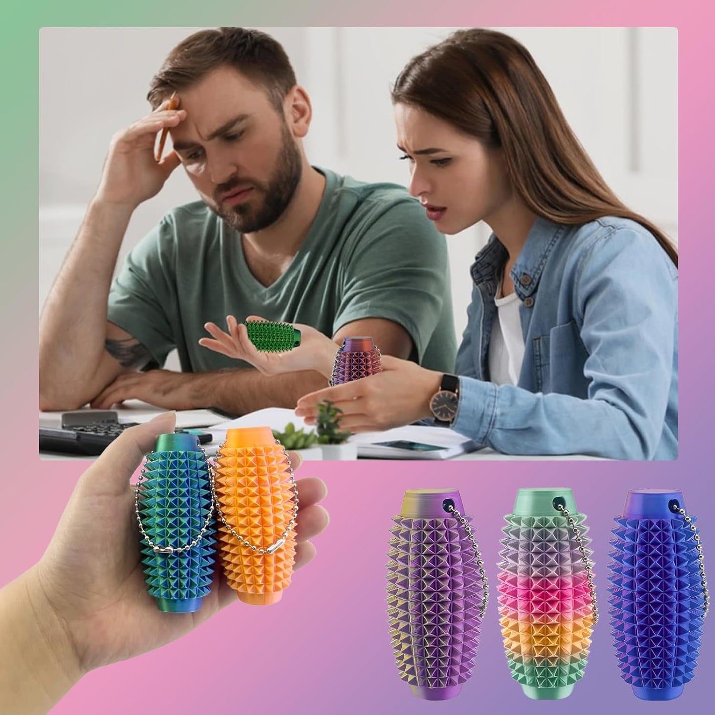 Fidget Toy Keychain