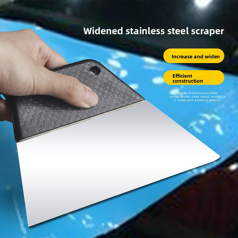Film pasting scraper