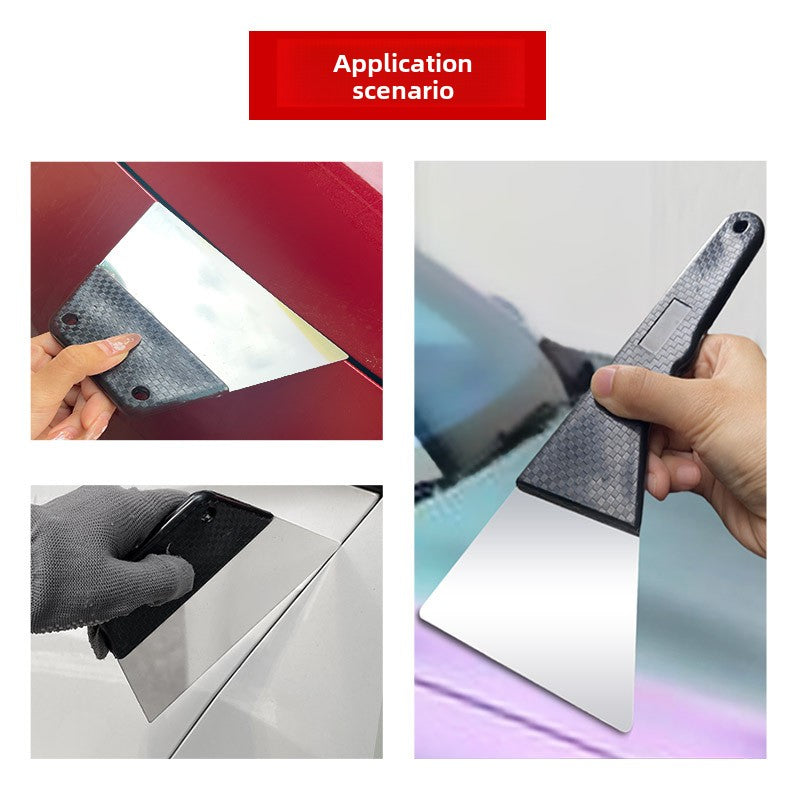 Film pasting scraper