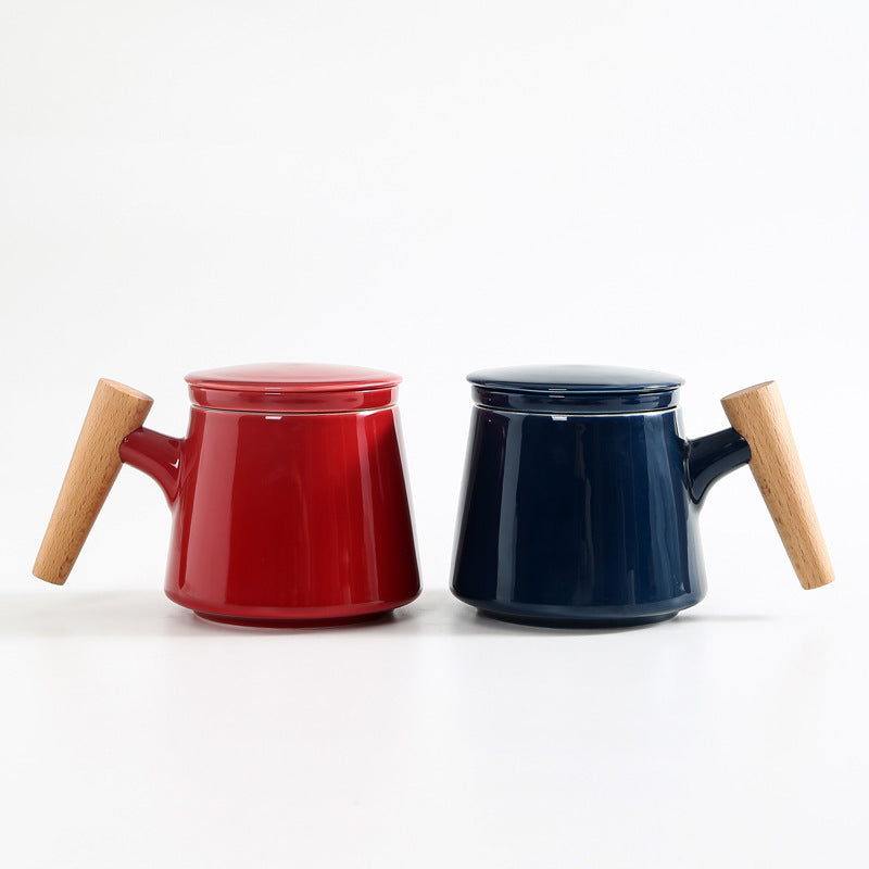 Filter teacup with lid