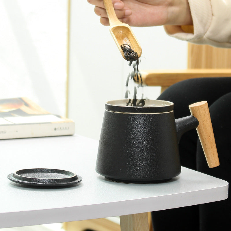 Filter teacup with lid