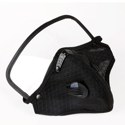 Filtered Protective Mask with Removable Lens