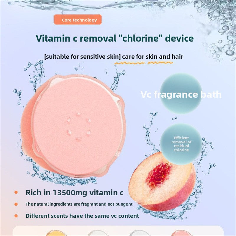 Filtering water purifying shower head