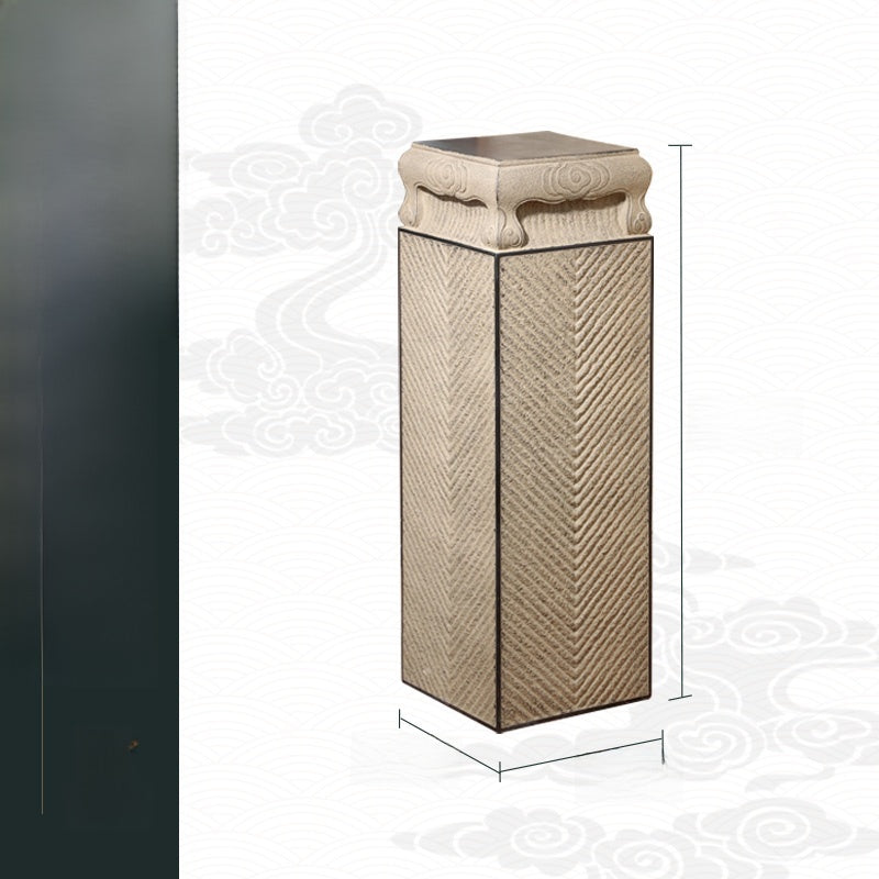Financial display column base Chinese floor decoration
