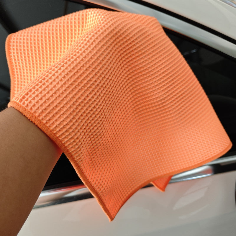 Fine Fiber Waffle Weave Cleaning Towel