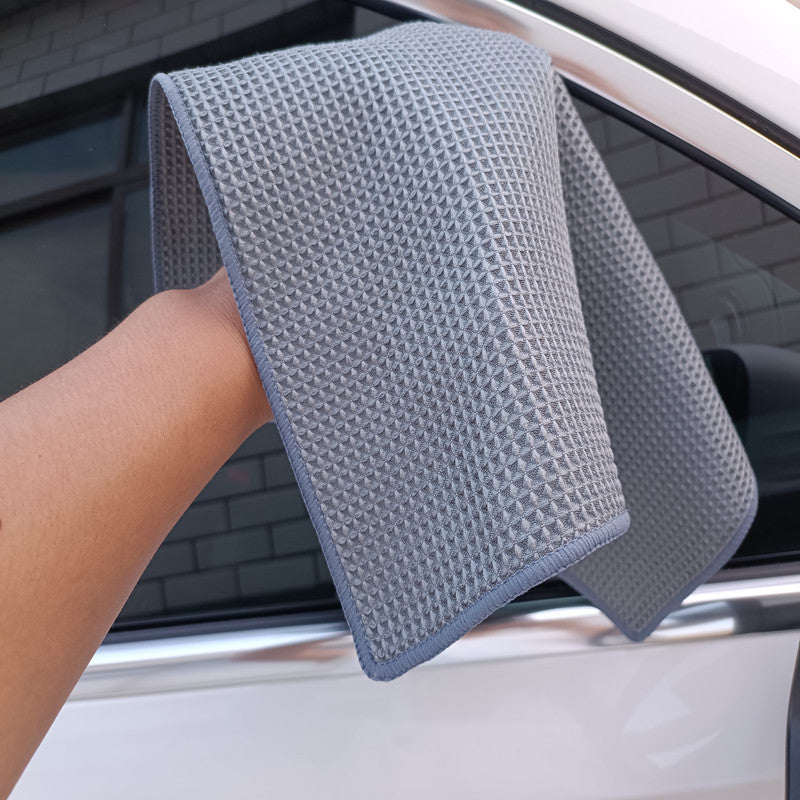Fine Fiber Waffle Weave Cleaning Towel
