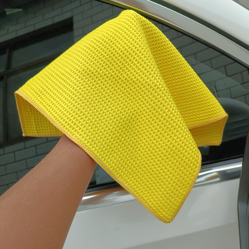 Fine Fiber Waffle Weave Cleaning Towel