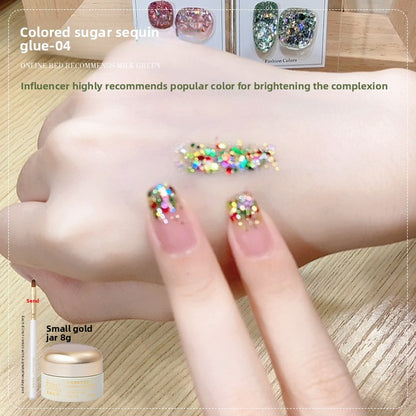 Fine Glitter Nail Polish Gel