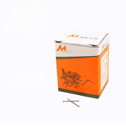 Fine iron nails for wood, long and made of solid wood board