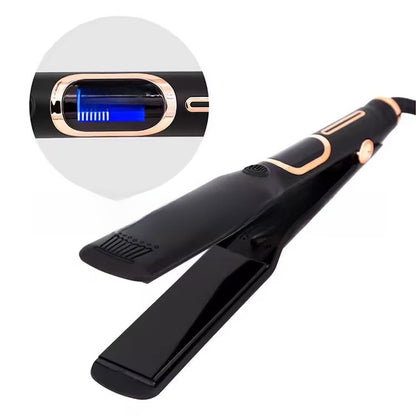 Fine Splint Widened Curling Iron Mch Lcd Digital Display Straight Clip Negative Ion Curved 500F Electric Hair Clip for Men