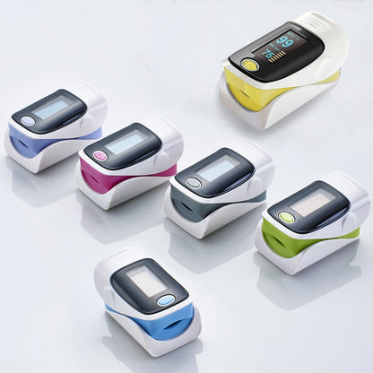 Finger Clip Pulse Oximeter for Heart Rate and Oxygen Monitoring